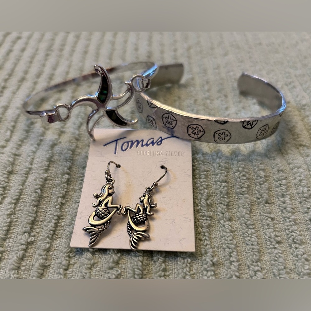 Nautical Themed SilverJewelry Set